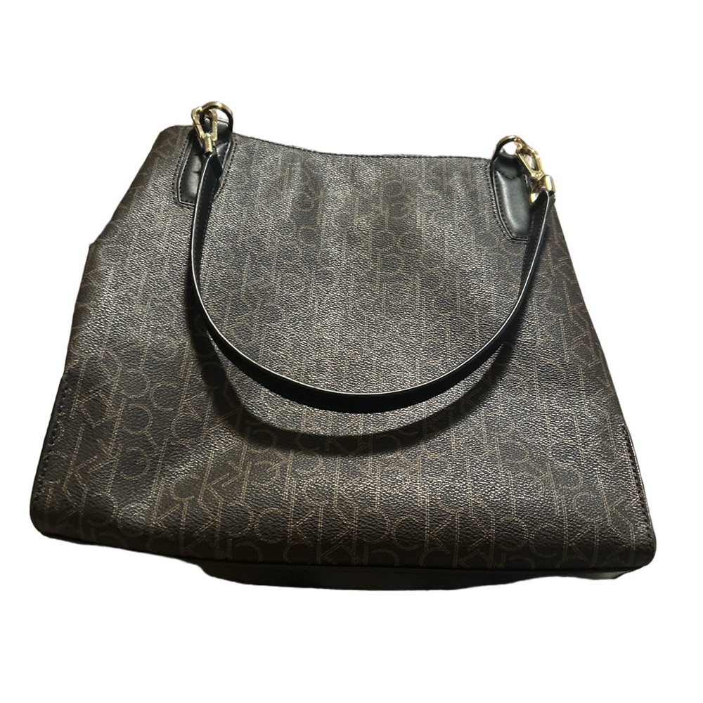 Calvin Klein Brown and Tan Shoulder Bag - Picture 2 of 10